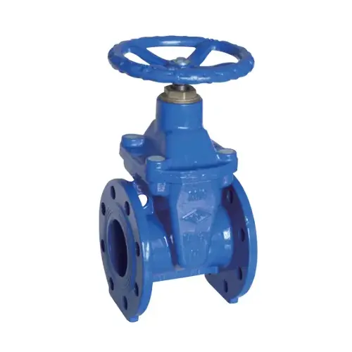 Din F4 Flanged Resilient NRS Gate Valve Hanya Untuk Pekerjaan Air