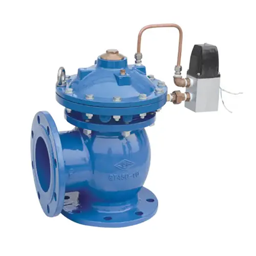 Katup drainage lumpur cepat film