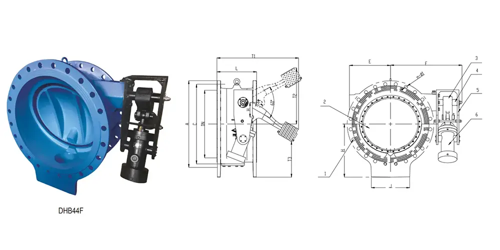 Slow Closure Butterfly Check Valve